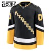 Lapsille NHL Pittsburgh Penguins Pelipaita Custom Fanatics Premium 2024-25 Kolmas Musta